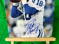 Payton Manning Hand Signed Colts 8x10 Photo W/COA