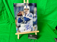 Payton Manning Hand Signed Colts 8x10 Photo W/COA