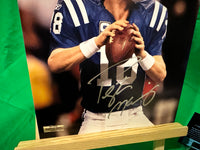 Payton Manning Hand Signed Colts 8x10 Photo w/COA