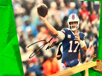 Josh Allen Hand Signed Buffalo Bills 8x10 Photo w/COA