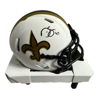 Darren Sproles -  New Orleans Saints Hand Signed Lunar Eclipse Mini Helmet W/COA