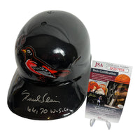 Paul Blair Hand Signed FS MLB Souvenir Baltimore orioles Batting Helmet W/COA JSA