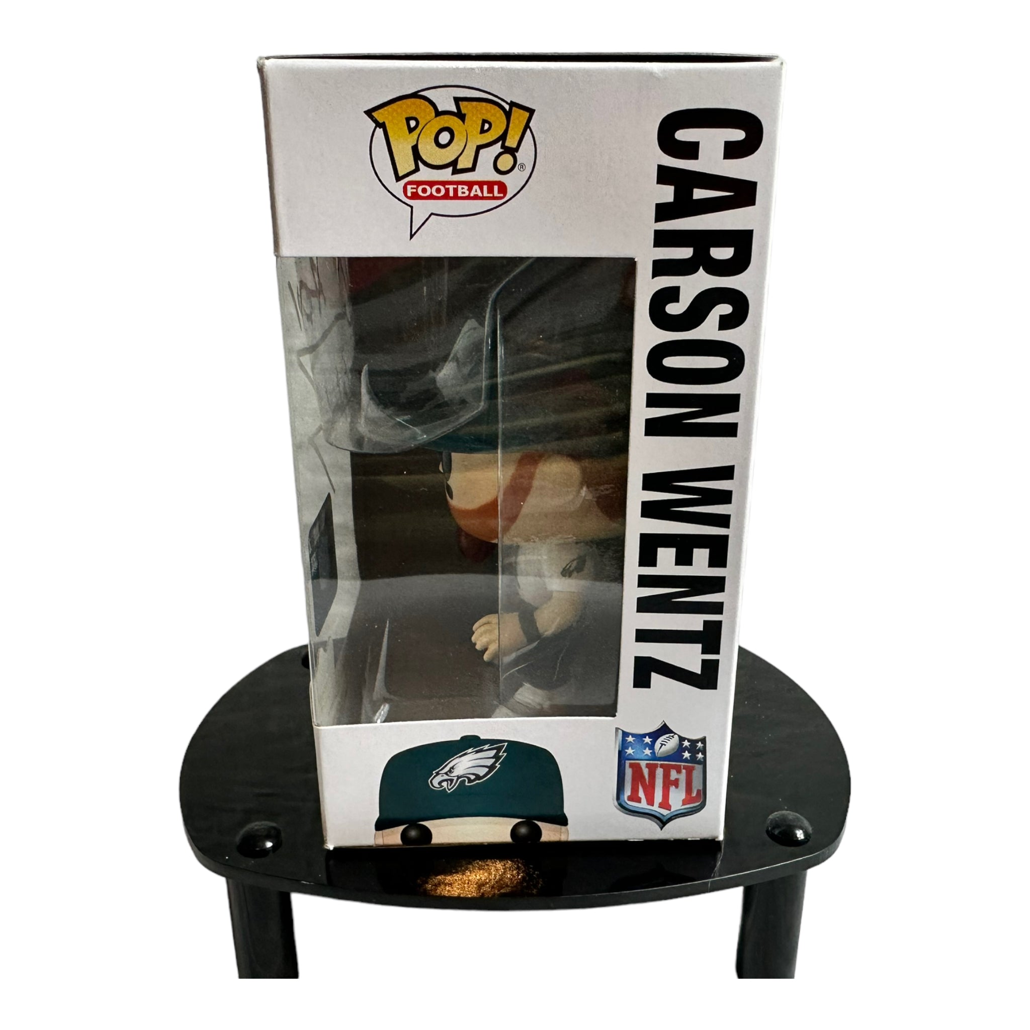 Carson wentz Hand Signed Philadelphia Eagles Funko POP # 74 W/COA