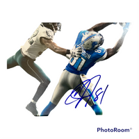 Calvin Johnson WR " Megatron " Hand Signed Detroit Lions 8x10 Photo w/COA