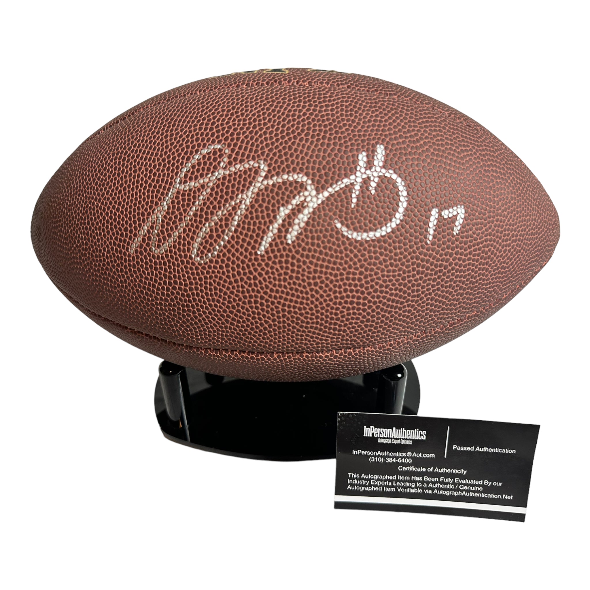 Shop Bo Jackson Oakland Raiders Autographed Official NFL Leather