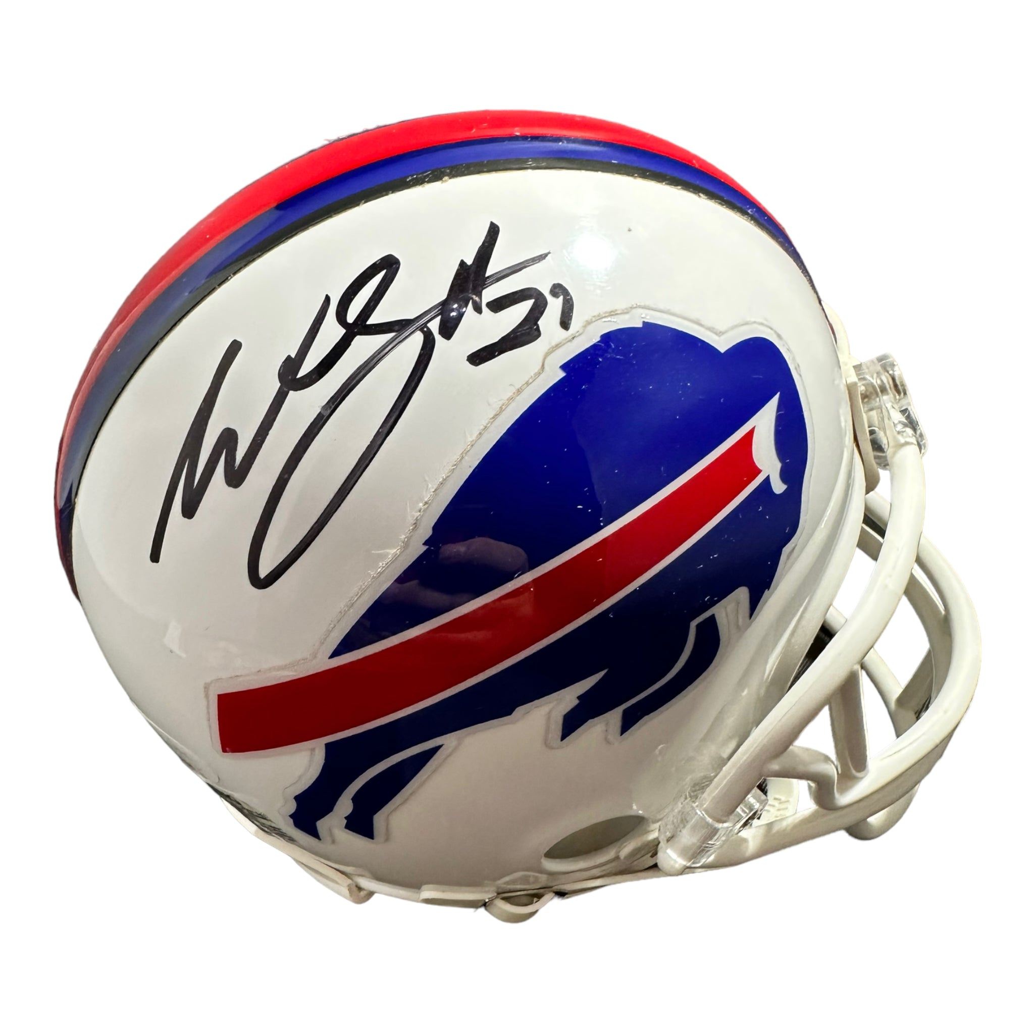 Willis McGahee - RB Buffalo Bills Hand Signed Mini Helmet w/COA