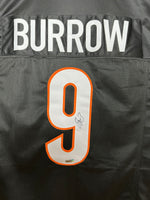 Joe Burrow QB Bengals Hand Signed Home On-Field NFL Jersey w/COA