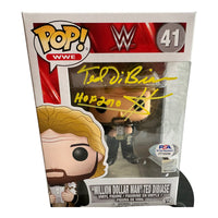 Ted Dibiase "Million Dollar Man" Hand Signed Funko Pop #41 W/COA PSA