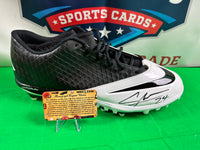 Charles Woodson DB Raiders Hand Signed Nike Field Cleat Team Colors w/COA