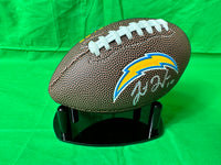 JUSTIN HERBERT QB Chargers Hand Signed Mini Ball W/COA