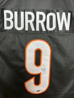 Joe Burrow QB Bengals Hand Signed Home On-Field NFL Jersey w/COA