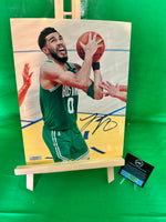 Jayson Tatum Signed Celtics 8.5x11 Photo w/COA