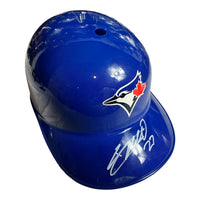 Vladimir Guerrero Hand Signed FS Souvenir Batting Blue Jays Helmet W/COASS