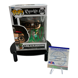 Cypress Hill Be Real As "DR. GreenThumb" Hand Signed Funko Pop # 266 W/COA PSA