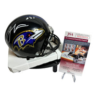 Jamal Lewis -  Baltimore Ravens Hand Signed Mini Helmet W/COA