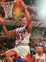 Dennis Rodman Signed Chicago Bulls 8.5x11 Photo w/COA