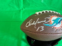 HOF DAN MARINO QB DOLPHINS Hand Signed Mini Logo Ball W/COA