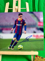 Lionel Messi “22 FIFA MVP” Hand Signed 8x10 Photo w/COA