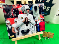 Derek Carr Hand Signed Raiders 8x10 Photo w/COA