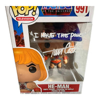 Tom Cook Hand Signed Master Of The Universe  " HE-MAN " Funko Pop w/COA