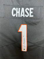 Ja’Marr Chase WR Cincinnati Bengals Hand Signed Home On-Field NFL Jersey w/COA