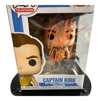 William Shatner Hand Signed " Captain Kirk " Star Trek Funko Pop w/COA