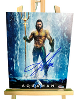 Jason Momoa Hand Signed " Aquaman " 8x10 Poster w/ COA