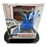 Katee Sackhoff Hand Signed "Bo-Katan Kryze " Funko Pop # 463 w/COA