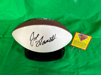 Legendary HOF Joe Namath Hand Signed Jets Logo Wilson Ball W/COA