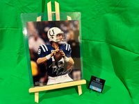 Payton Manning Hand Signed Colts 8x10 Photo w/COA