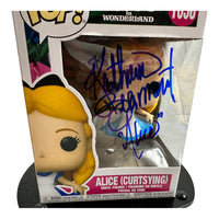 Kathryn Beaumont Hand Signed " ALICE (CURTSYING)" Alice In Wonderland Funko Pop 368 w/COA