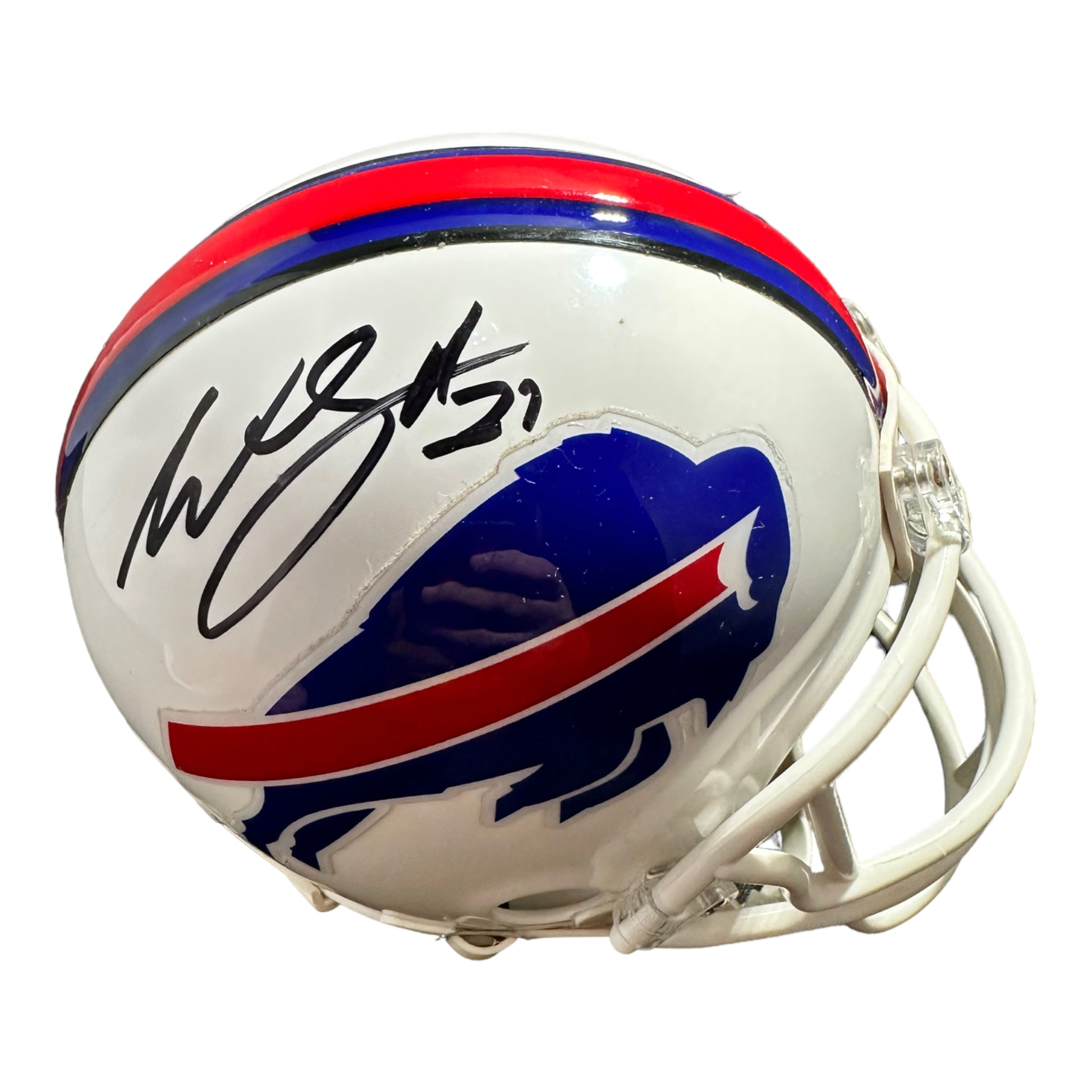 Willis McGahee - RB Buffalo Bills Hand Signed Mini Helmet w/COA