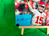 Patrick Mahomes Hand Signed Chiefs 8x10 Photo w/COA