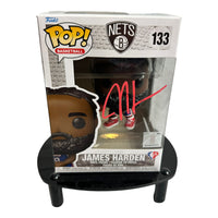 James Harden - Brooklyn Nets Hand Signed Funko Pop # 133 w/COA