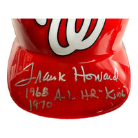 Frank Howard Hand Signed FS MLB Souvenir Washington Nationals Batting Helmet W/COA JSA