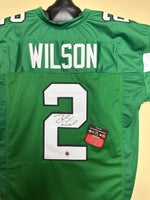 Zach Wilson QB NY Jets Hand Signed Home Jersey w/COA