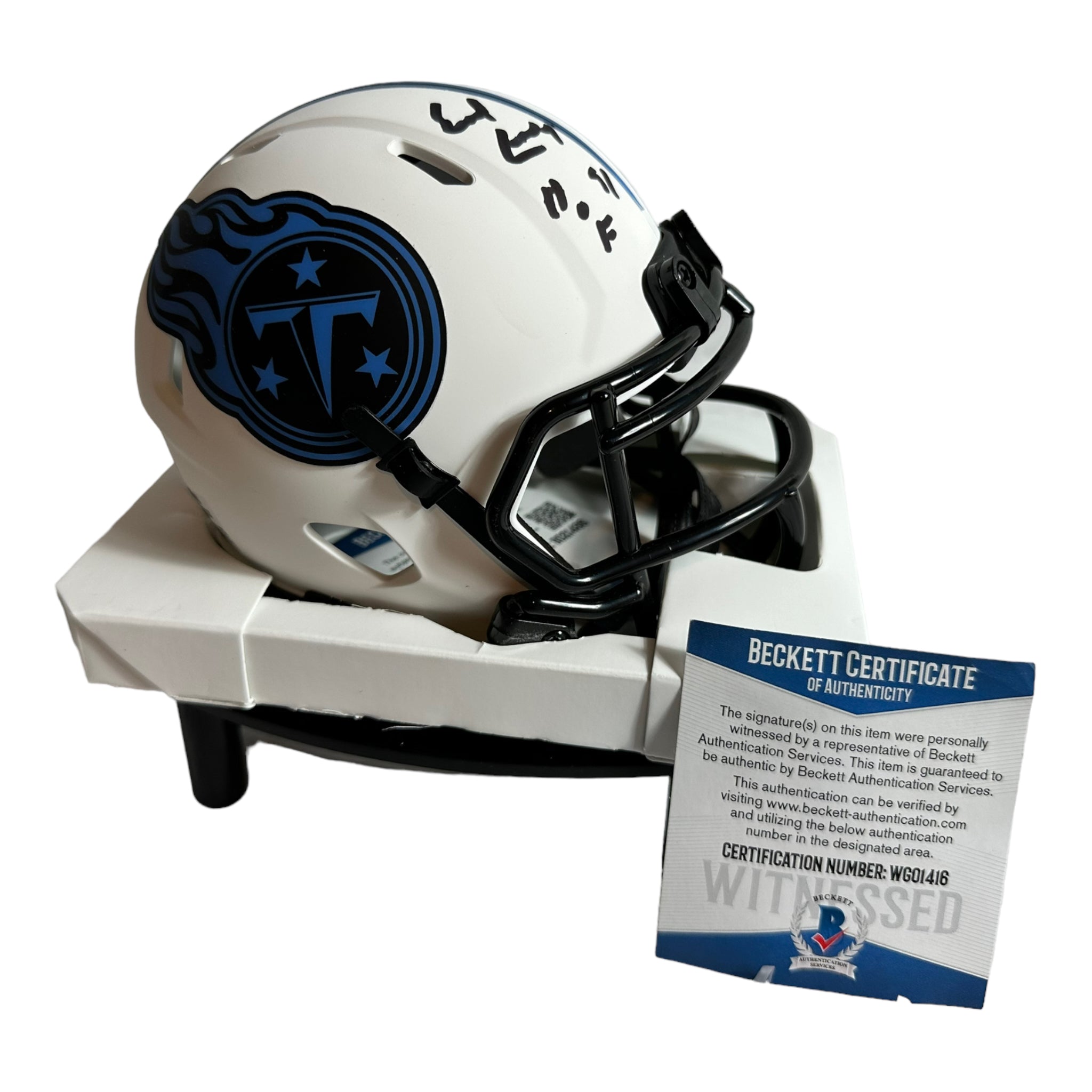 Michael Gallup Autographed Dallas Cowboys Speed Mini Helmet Signed Beckett  COA