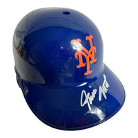 Willie Mays Hand Signed FS MLB Souvenir Batting New York Mets Helmet W/COA