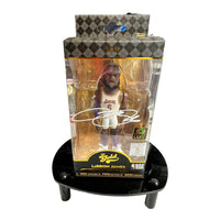 Lebron James "King" Hand Signed NBA Gold Vinyl Figure Funko Chase w/COA