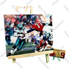 Emmitt Smith Hand Signed Cowboys 8x10 Photo w/COA