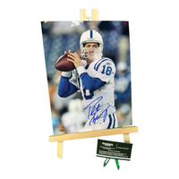 Payton Manning Hand Signed Colts 8x10 Photo W/COA