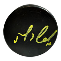 Mario Lemuix - Pittsburgh Penguins Hand Signed Hockey Puck W/COA