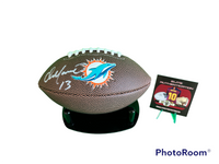 HOF DAN MARINO QB DOLPHINS Hand Signed Mini Logo Ball W/COA