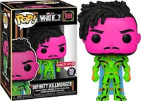 INFINITY KILLMONGER JUMBO 10"BLACKLIGHT TARGET EXCLUSIVE # 1058