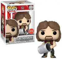 CACTUS JACK WWE CHAMP GAMESTOP EXCLUSIVE POP # 105