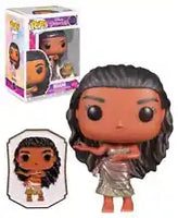 DISNEY MOANA WITH PINS GOLD FUNKO EXCLUSIVE POP # 1162