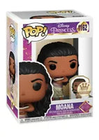 DISNEY MOANA WITH PINS GOLD FUNKO EXCLUSIVE POP # 1162