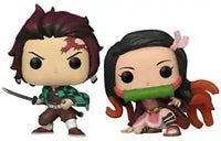 TANJIRO & NEZUKO EXC FUNKO POP! ANIMATION DEMON SLAYER ANIME 2 PACK