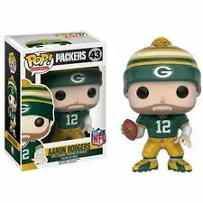 Aaron Rodgers QB Green Bay Packers (Home Jersey) Funko Pop # 43