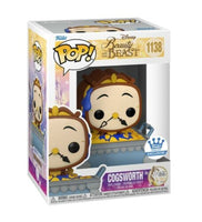 BEAUTY AND THE BEAST "COGSWORTH IN COBBLER PAN" FUNKO EXCLUSIVE POP # 1138